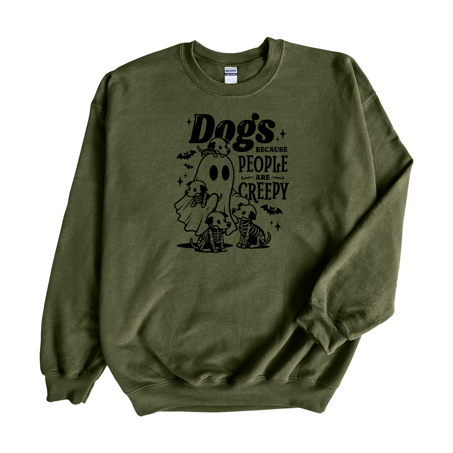 People are Creepy Sweater - Stock