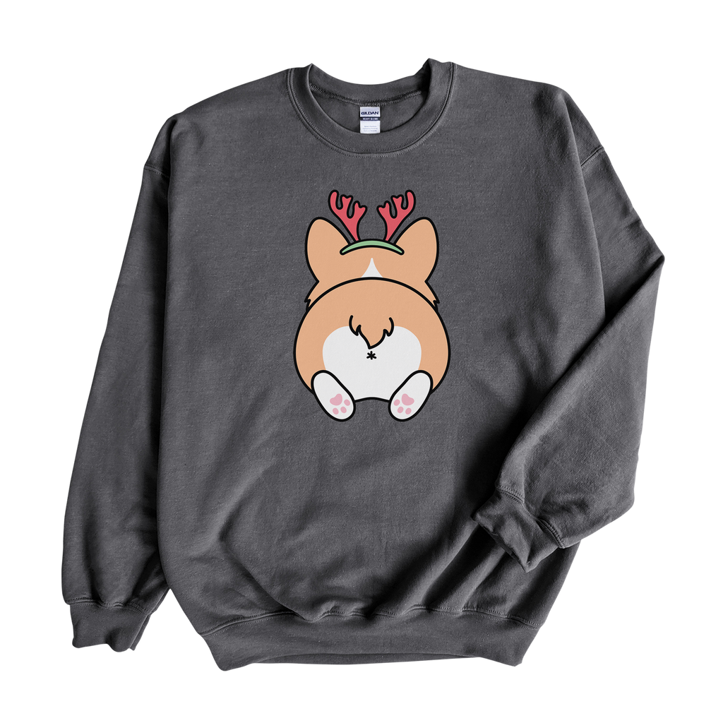 Corgi Antlers Crewneck