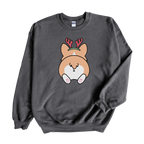 Corgi Antlers Crewneck