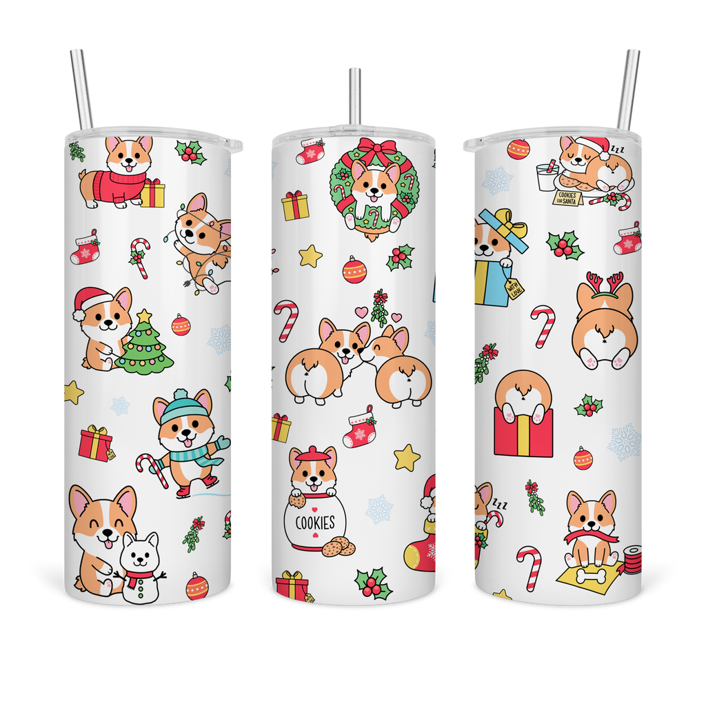 Corgi Christmas Tumbler