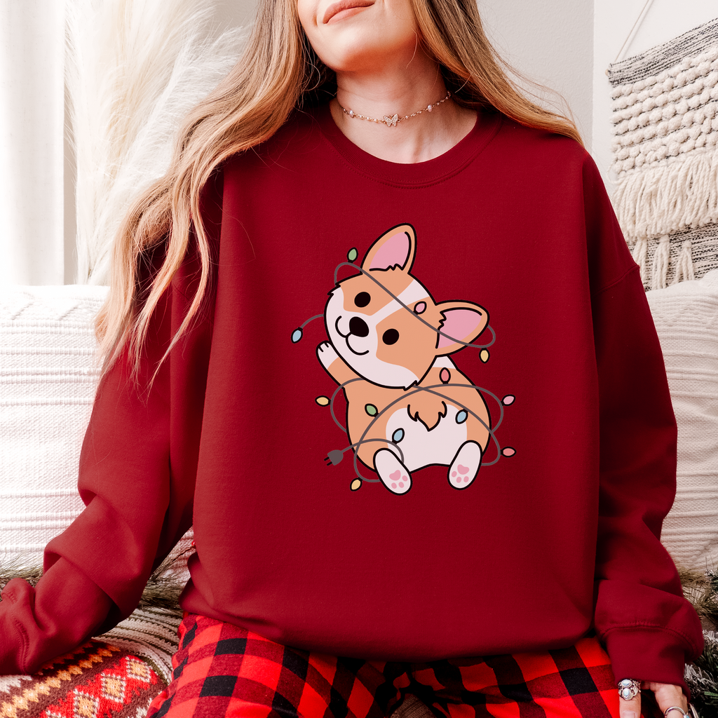 Corgi Lights Crewneck