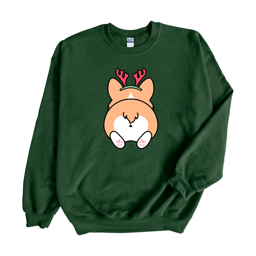 Corgi Antlers Crewneck