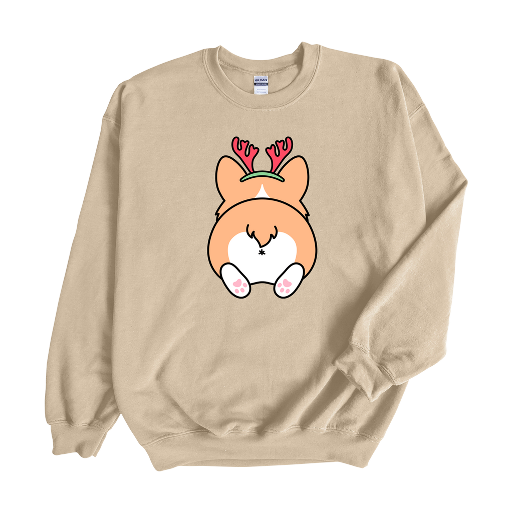 Corgi Antlers Crewneck
