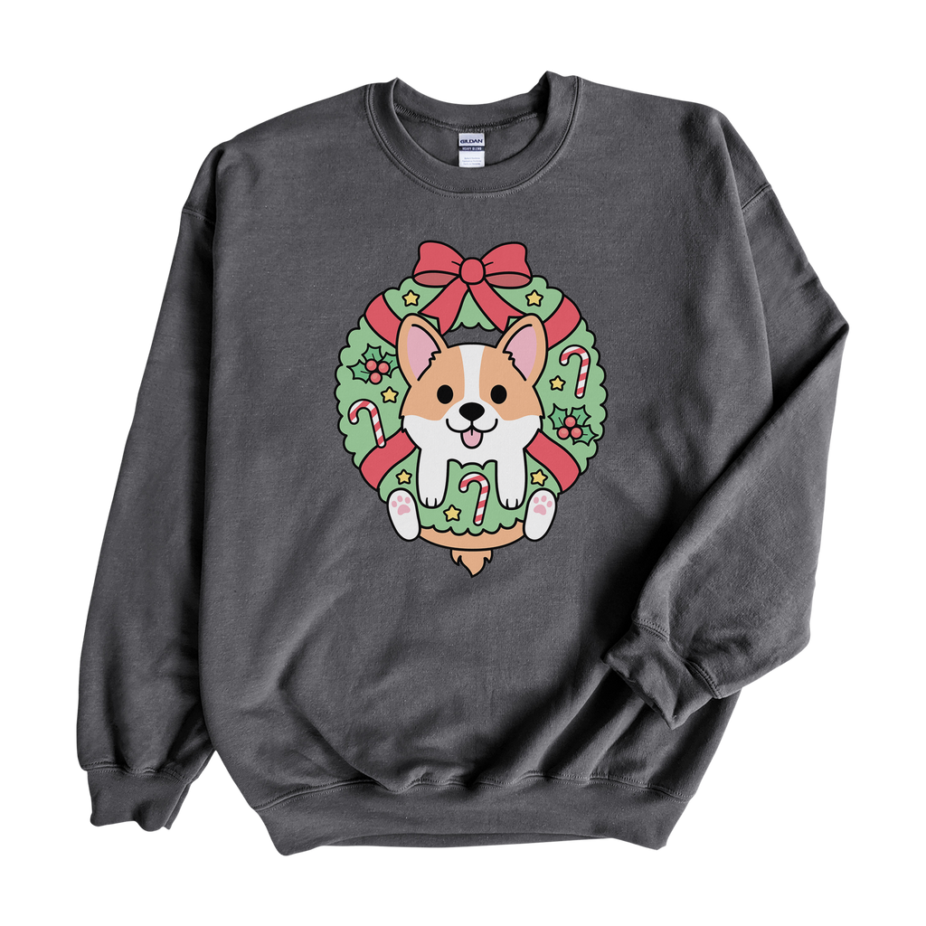 Corgi Wreath Crewneck