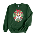 Corgi Wreath Crewneck