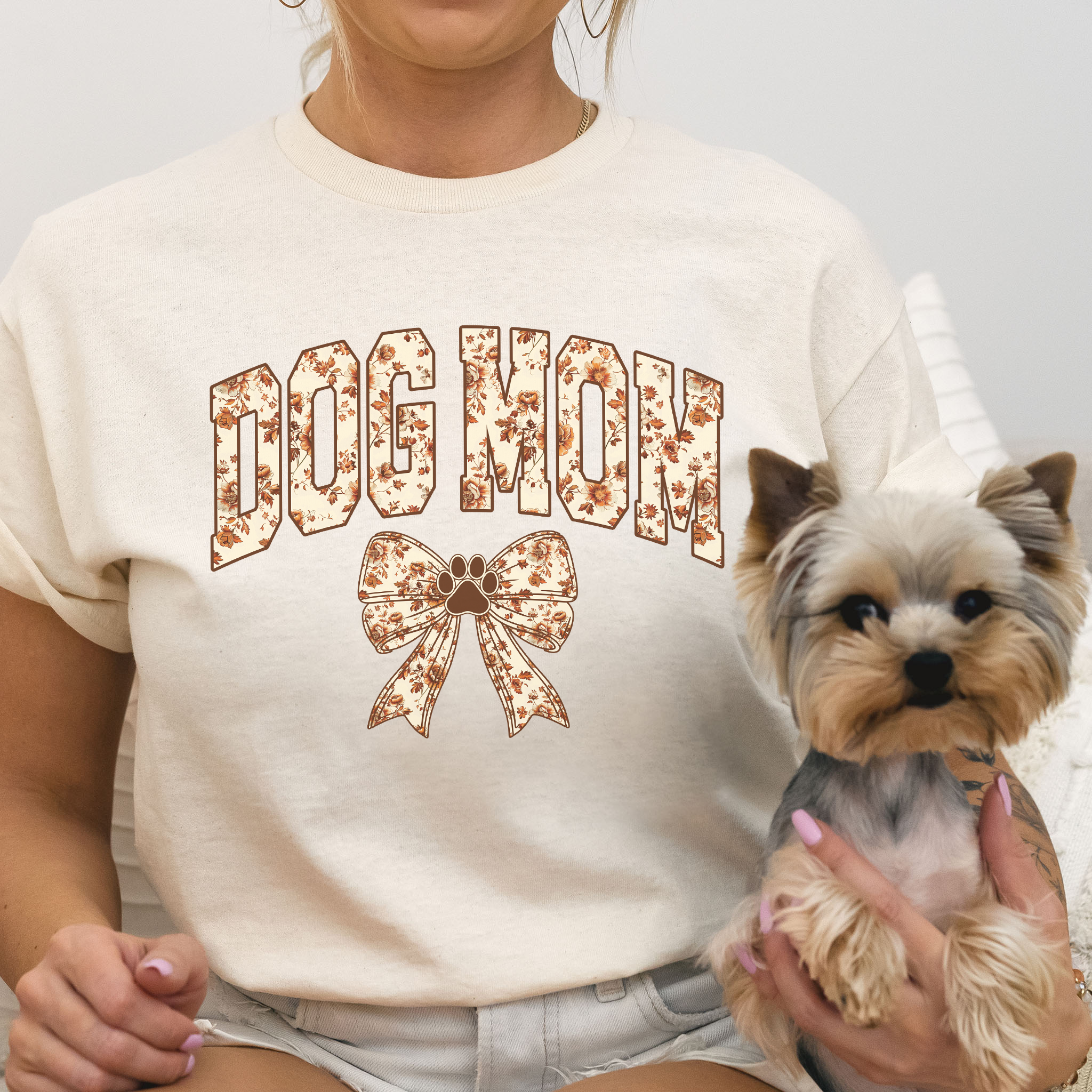 Autumn Dog Mom Tee