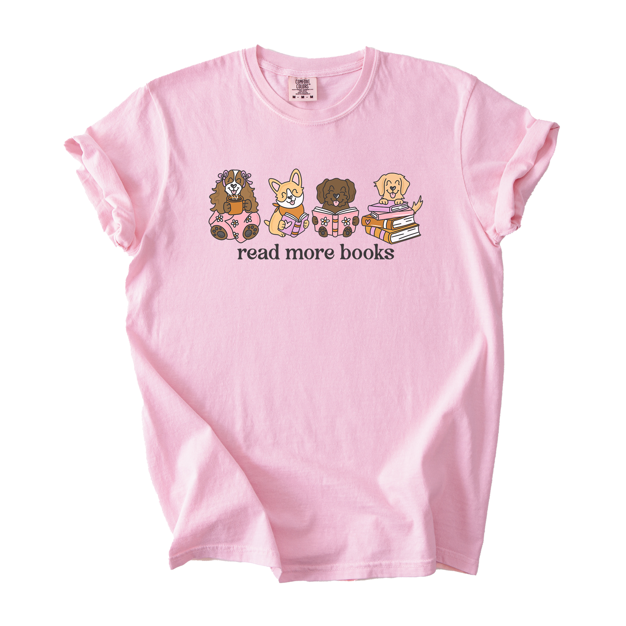 Read More Books Dog Tee