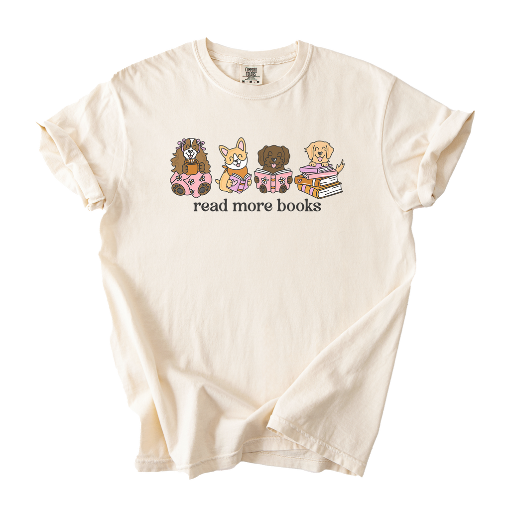 Read More Books Dog Tee