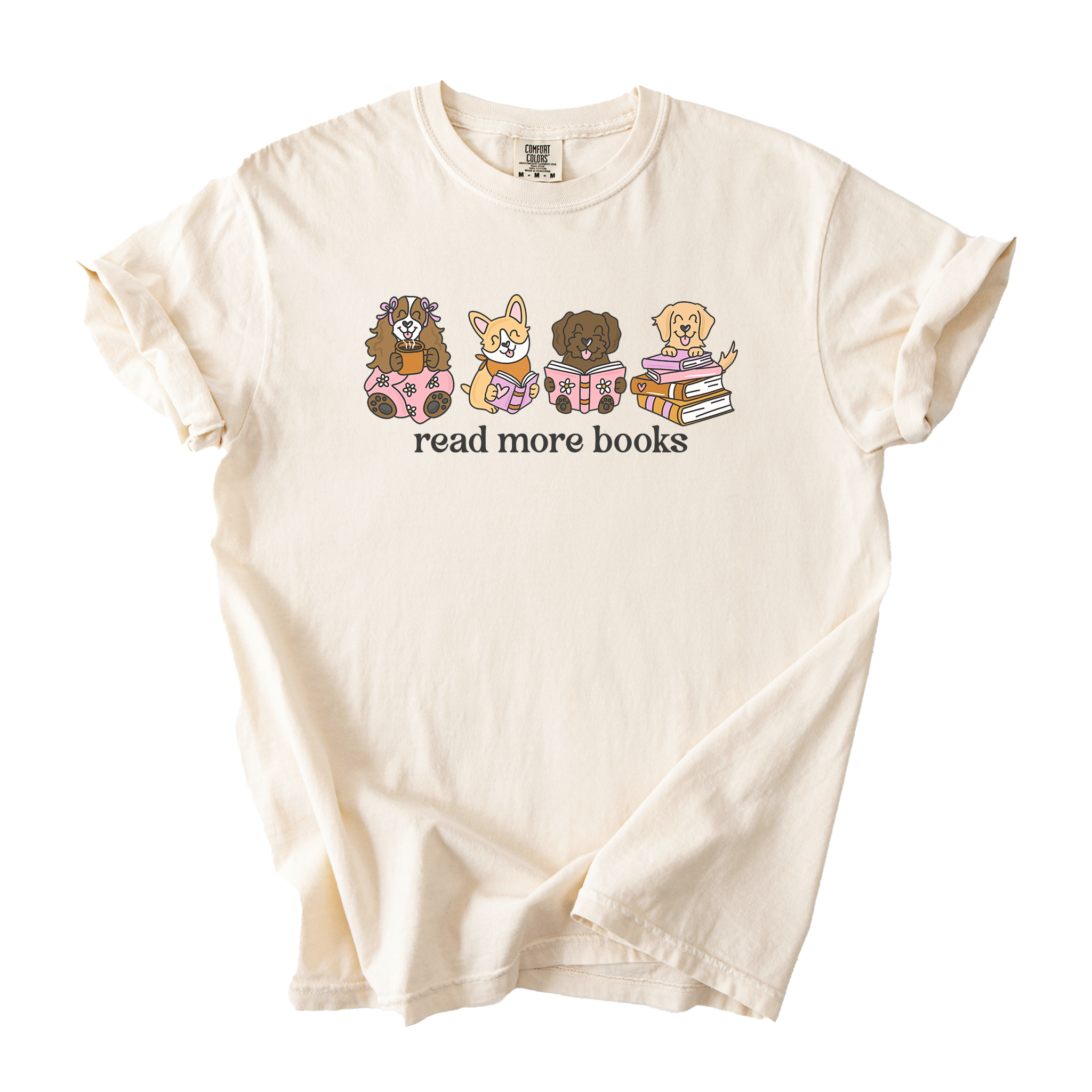 Read More Books Dog Tee