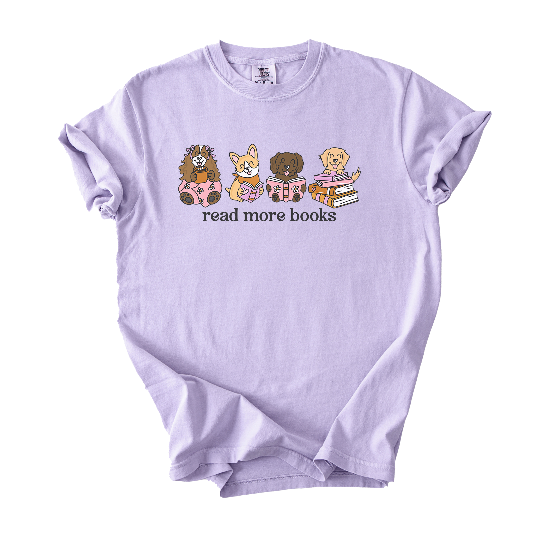 Read More Books Dog Tee