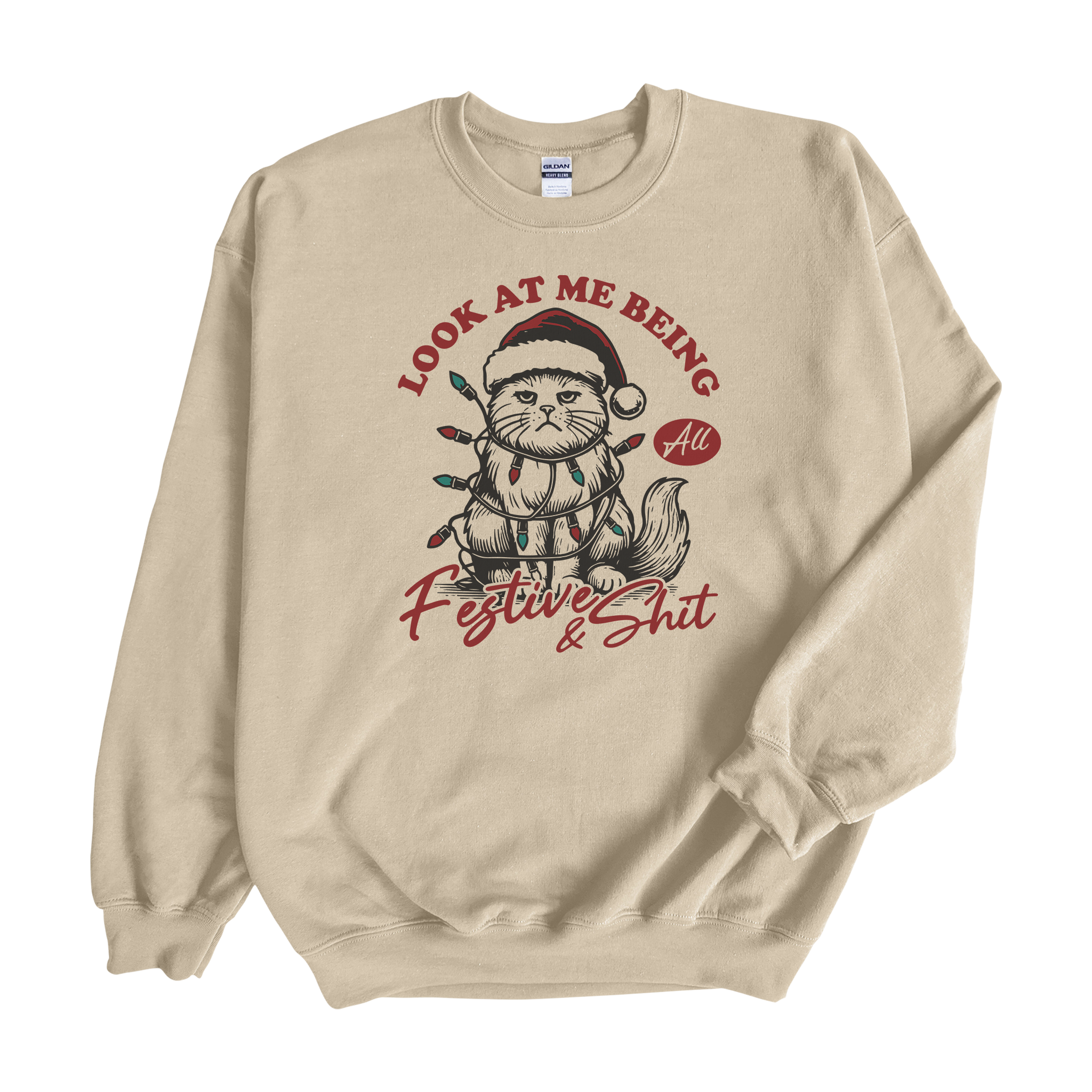 Festive Cat Crewneck
