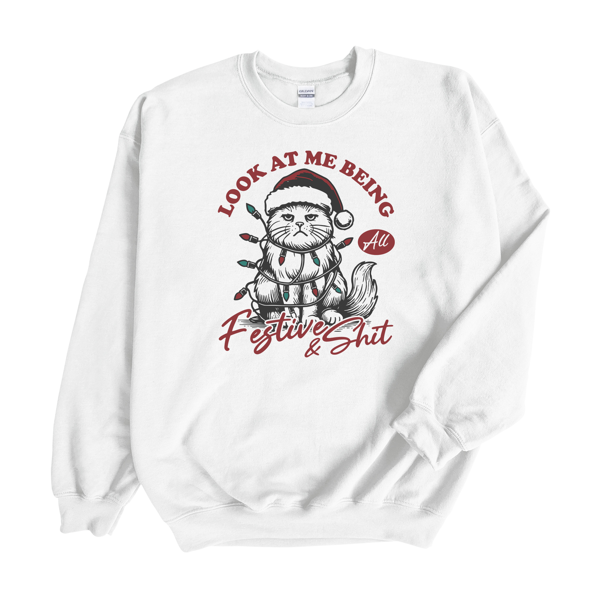 Festive Cat Crewneck