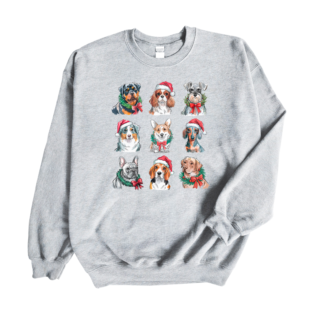 Festive Dogs Crewneck