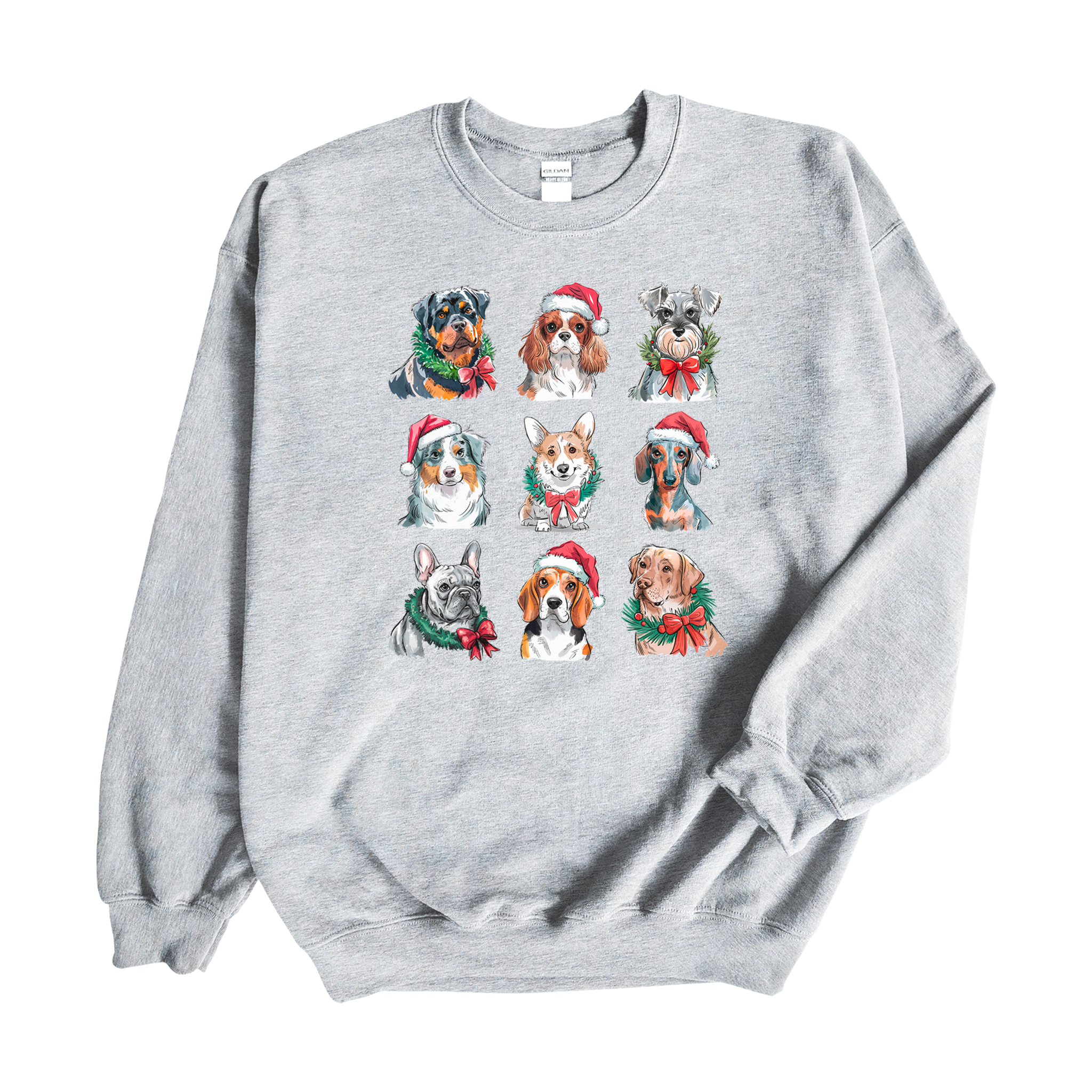 Festive Dogs Crewneck