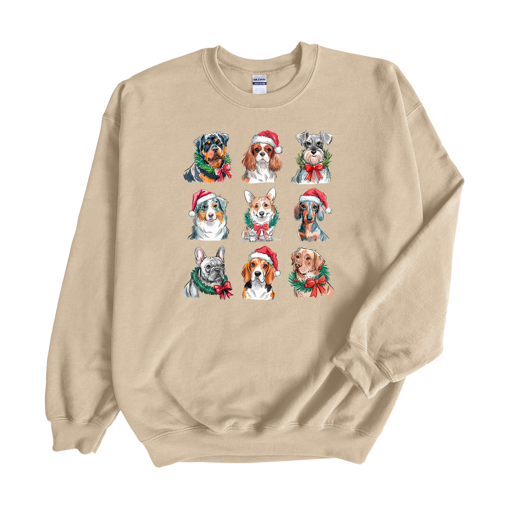 Festive Dogs Crewneck