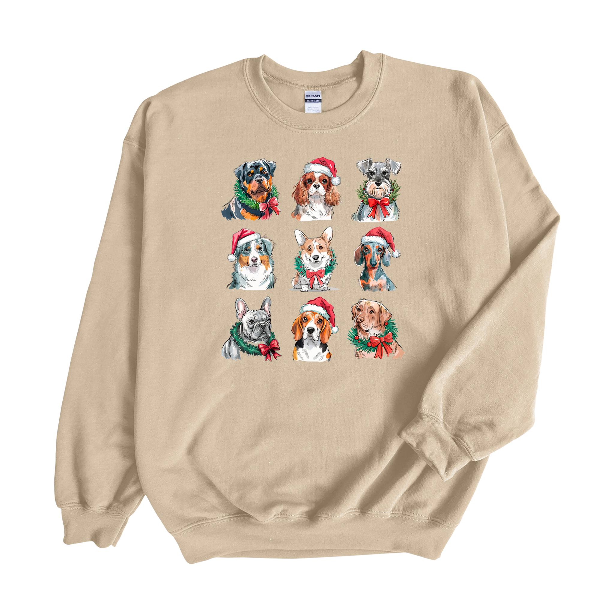 Festive Dogs Crewneck