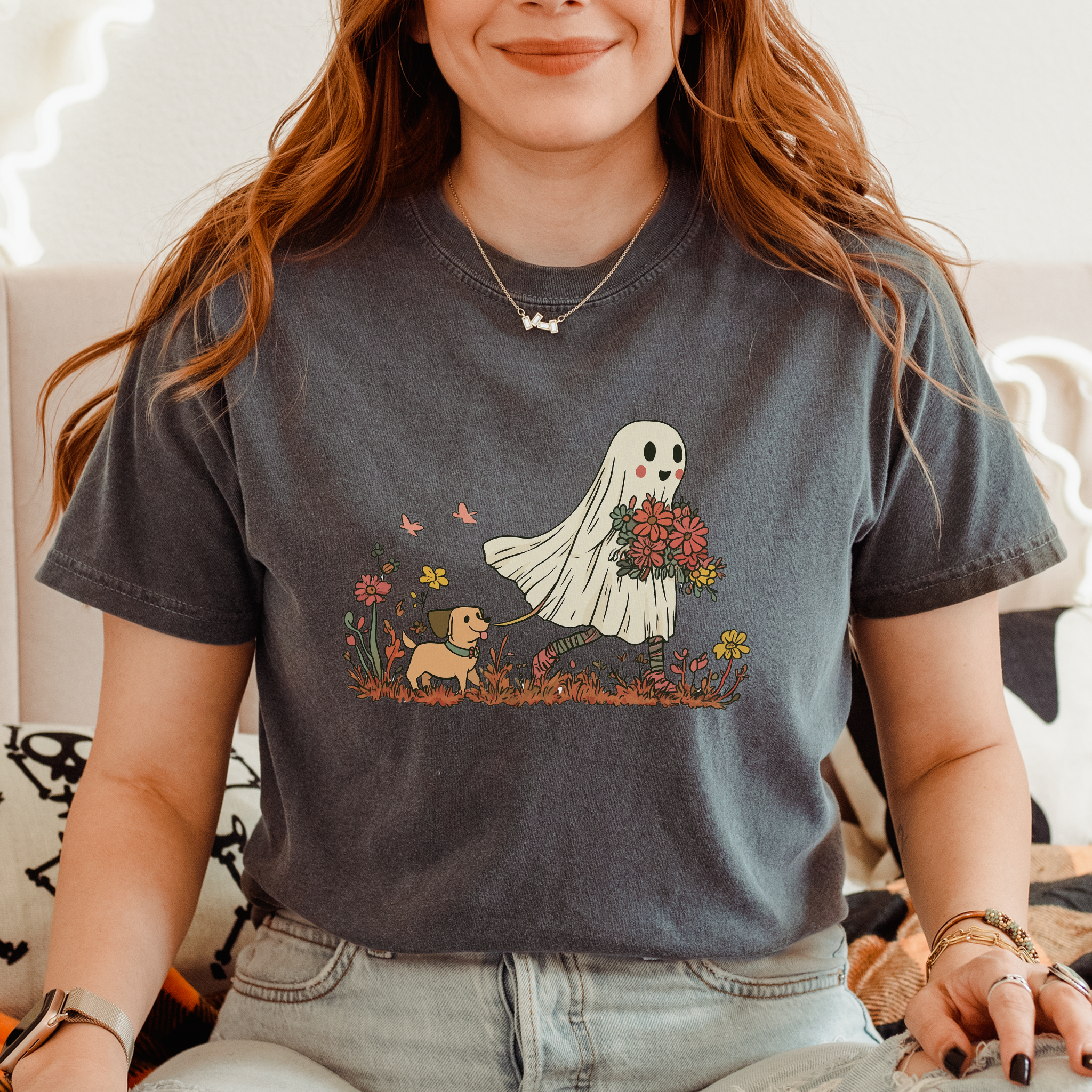 Floral Ghost Tee