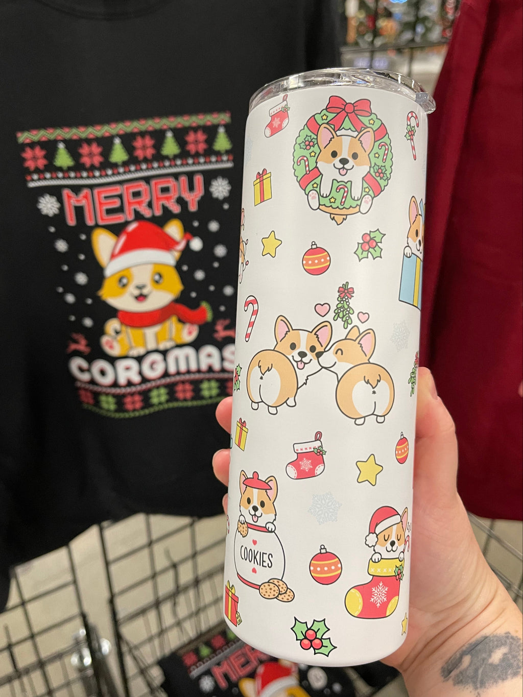 Corgi Christmas Tumbler