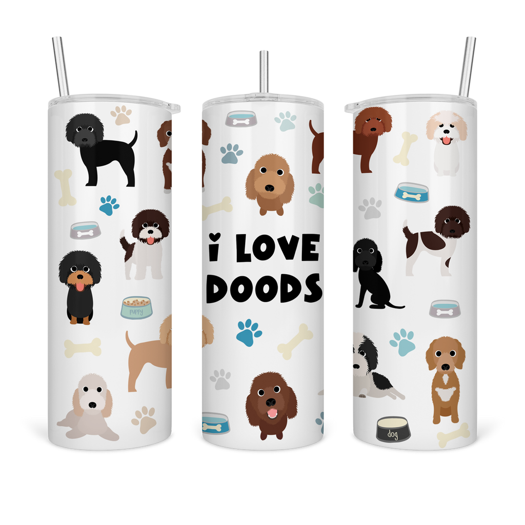 I Love Doods Tumbler