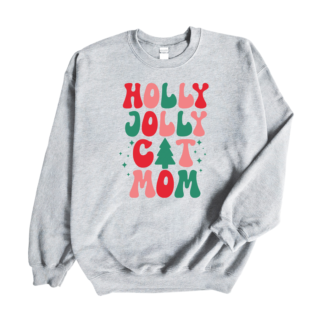 Jolly Cat Mom Crewneck
