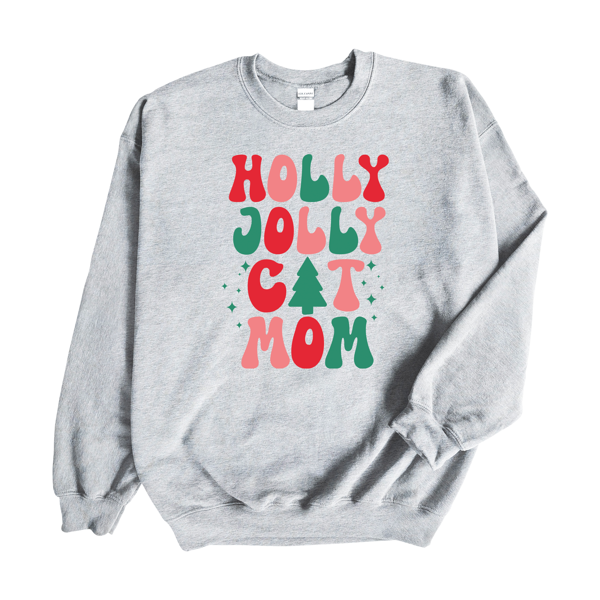 Jolly Cat Mom Crewneck