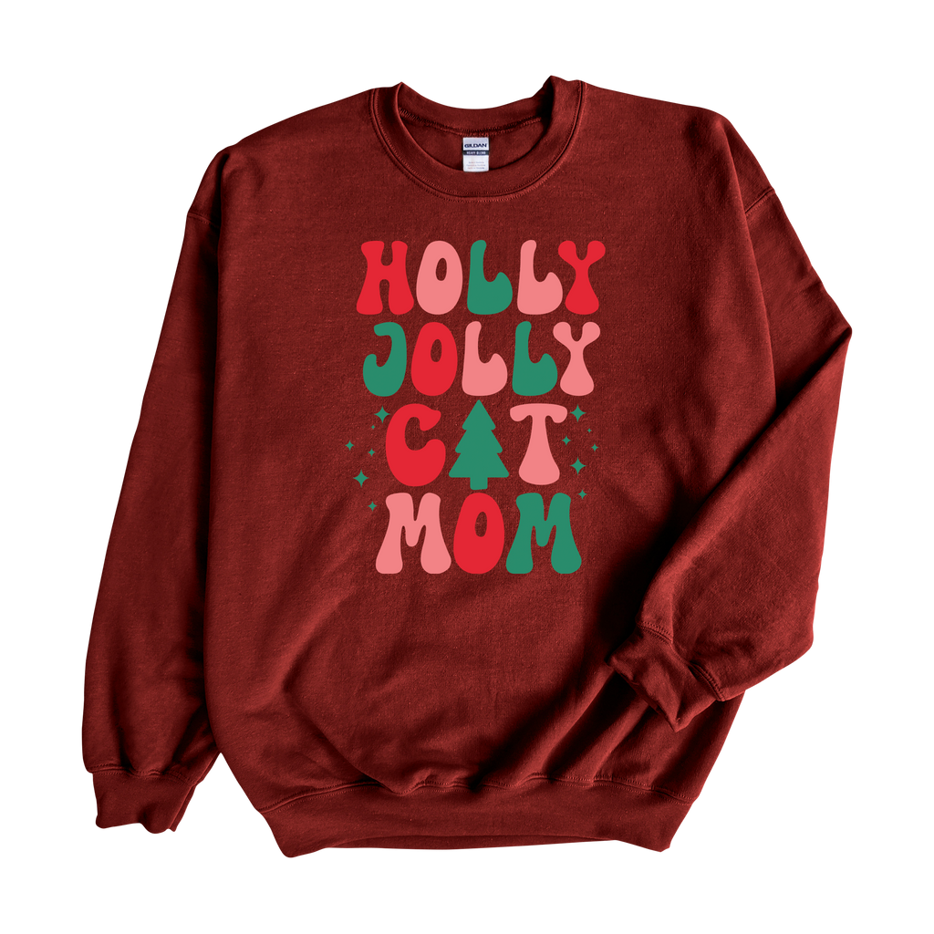 Jolly Cat Mom Crewneck