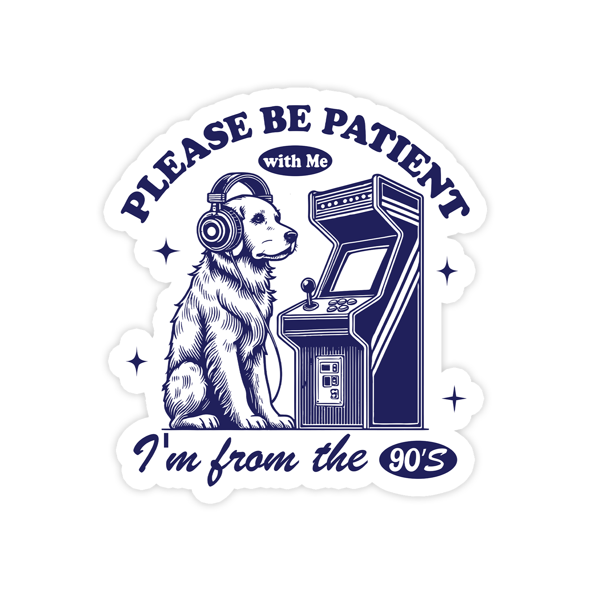 Be Patient With Me Sticker
