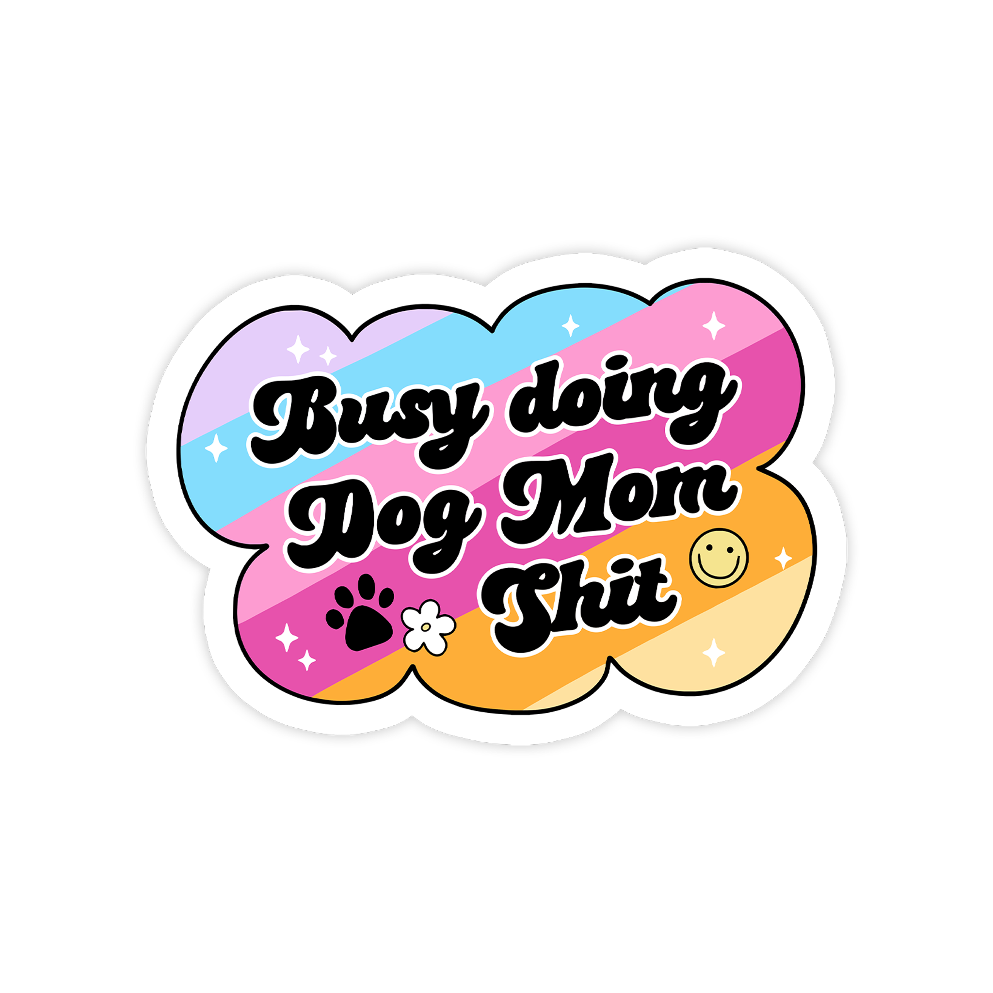 Busy Dog Mom Sticker