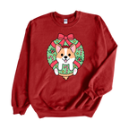 Corgi Wreath Crewneck