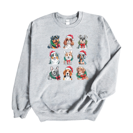 Christmas Dogs Sweater - Stock