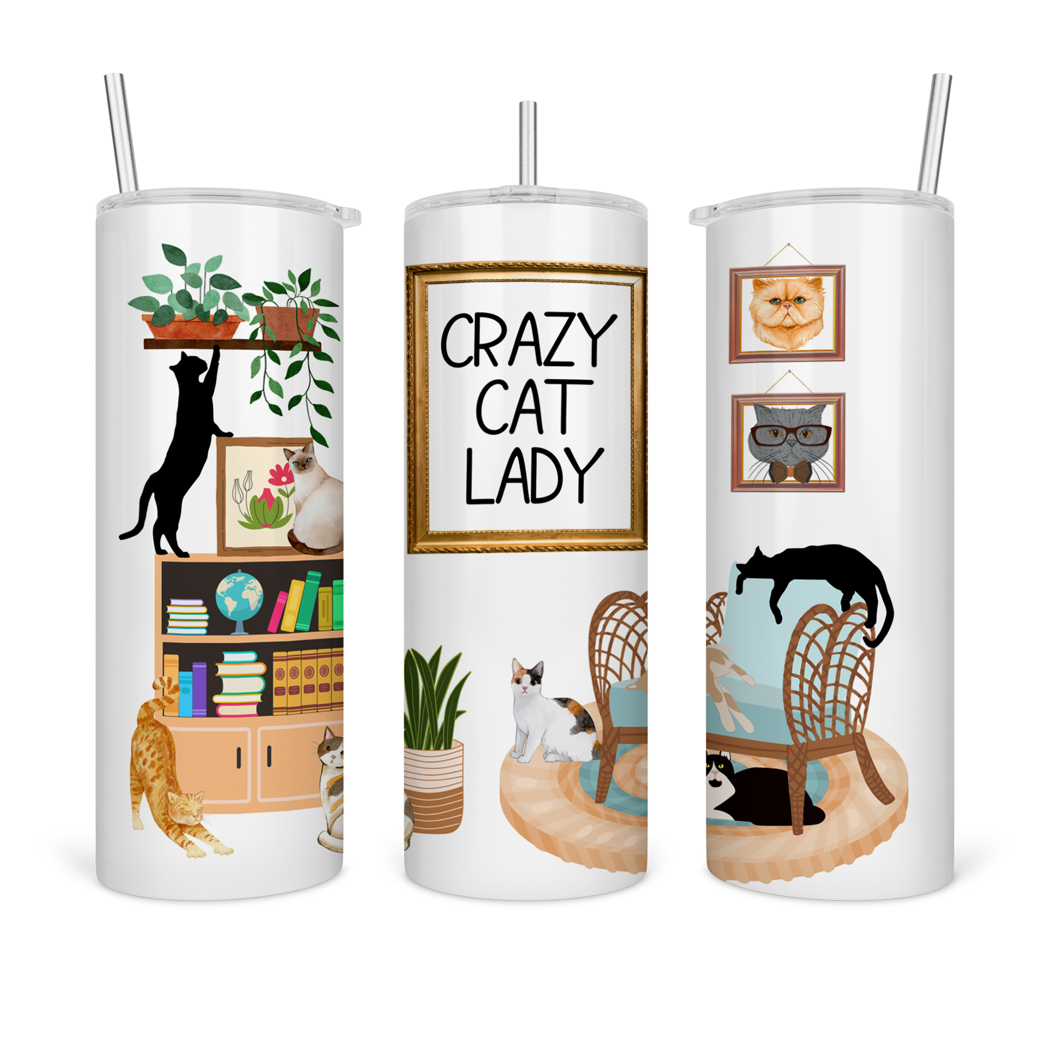 Crazy Cat Lady Tumbler
