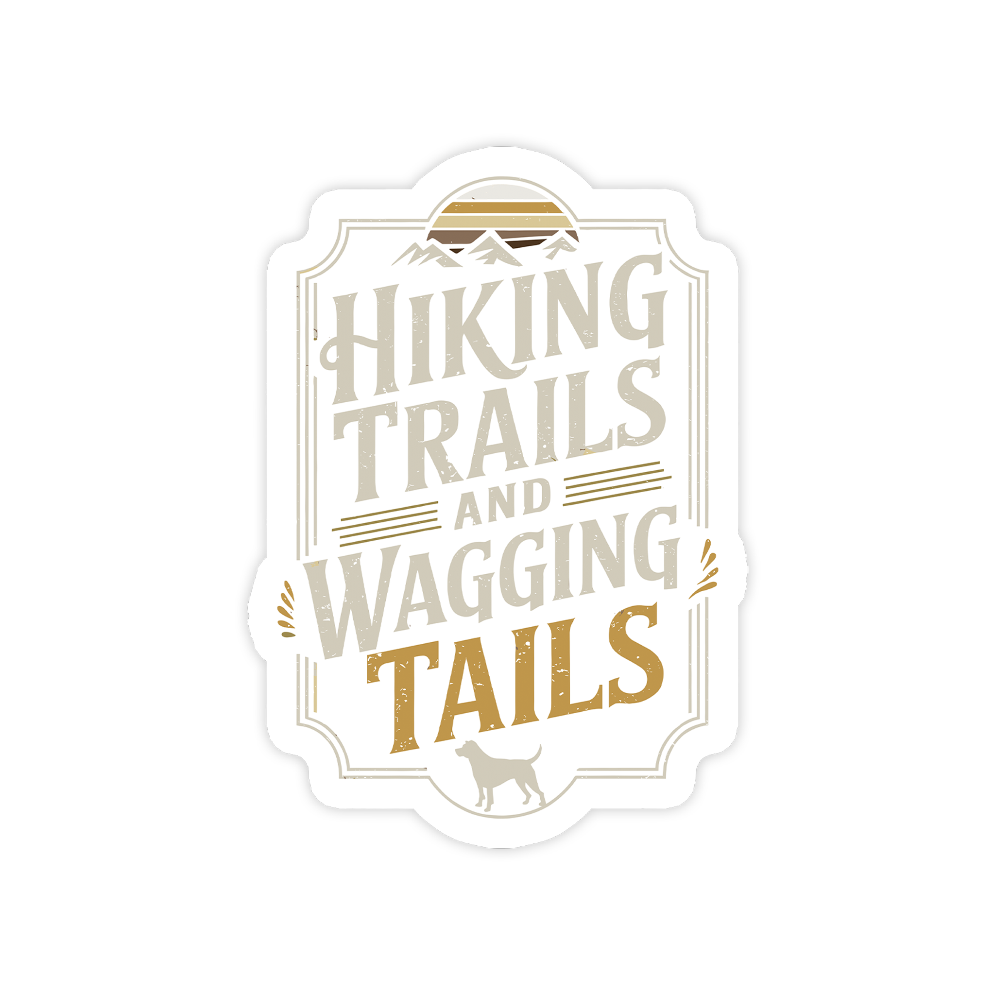 Hiking Trails Sticker