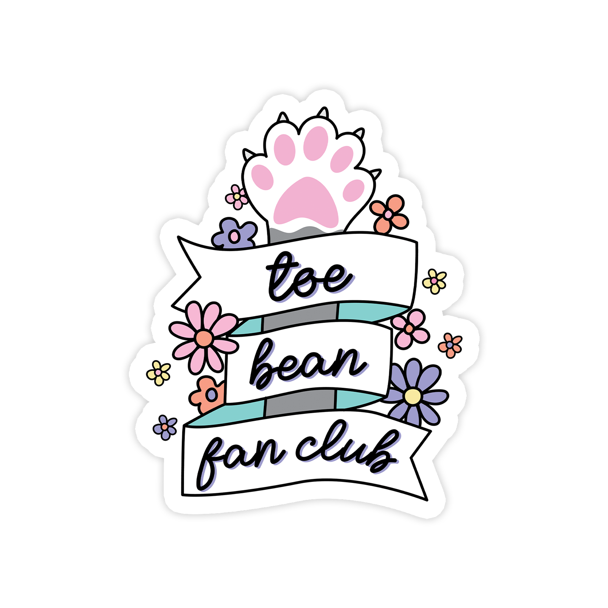 Toe Bean Sticker